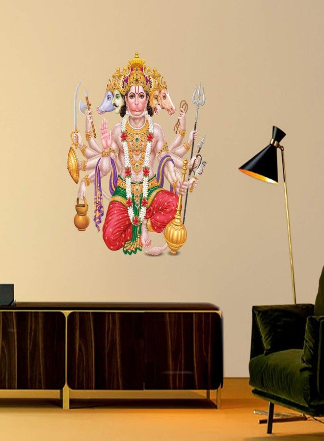 Rangoli Big Wall Sticker CD 38 Multicolor Vinyl 50cm or 70cm cm Pack of 1 Sticker - Image 3